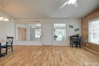 Lots of windows so light can stream in