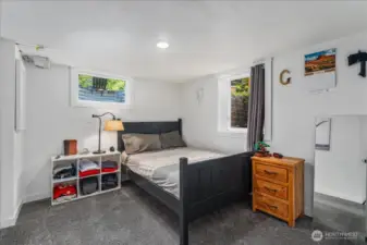 4th Bedroom in Basement