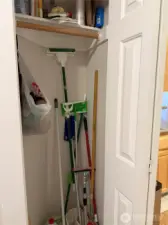 Linen/storage closet