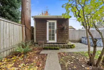Garden Shed, yoga or office space.