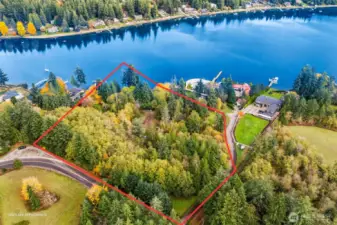 Here's your chance to own Acreage AND waterfront close in on Wollochet Bay.  This legacy parcel is on the market for the first time in 35 years and waiting for you and your plans for your dream home.  Officially 120 ft of waterfront, measures 150 at the bulkhead.