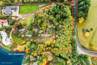 The existing home and structures are tear downs, but the footprint is important.  Expand the existing by 25% or build closer to the waterfront with a 75 ft shoreline setback.