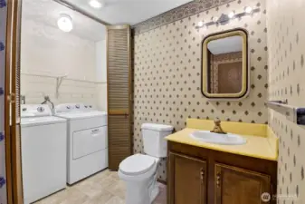 Main Floor Powder Room & Laundry