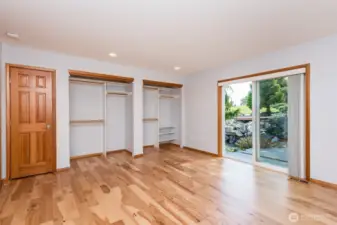 Primary Suite - Dble Closets & Exterior Access