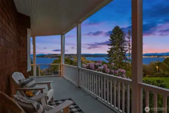 Sunrise viewings don't get much better.