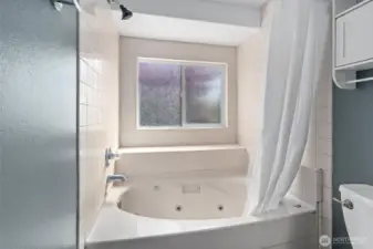 Remember to relax and unwind in the jetted tub!!!