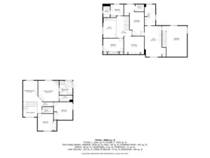 Floor plan of the detached Garage/Shop and living quarters.