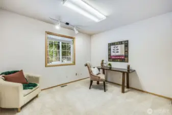 Den or 3rd bedroom with closet.