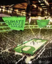 So close to Climate Pledge and the Seattle Center