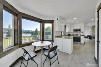 Dining area what a view