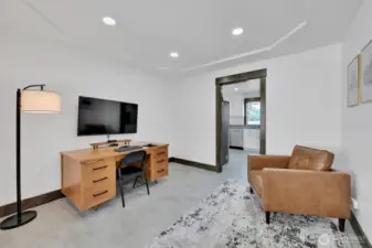 Dining area used as flex space