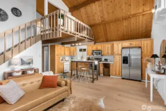 Remodeled kitchen