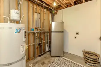 Downstairs laundry room