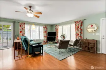 Front room area with plenty of natural light.