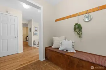 Front entryway.