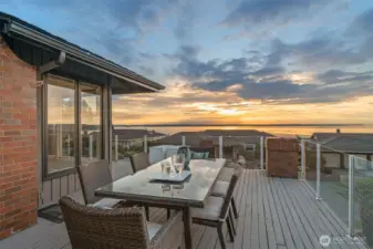 View deck is perfect for entertaining or simply taking in the gorgeous views!