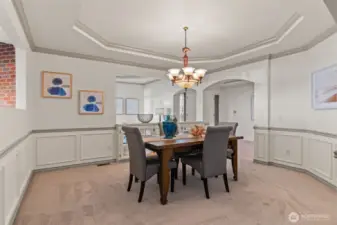 Formal dining room.