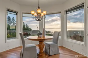 Breakfast nook.