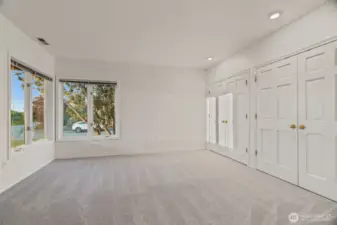 Lower level bedroom or flex space.