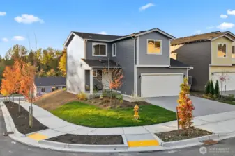 Photographs are for illustrative purposes only. Features, finishes, interior/exterior colors, landscaping and floorplan shown may vary from actual homes built.