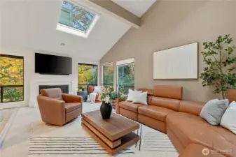 Bright and spacious living area