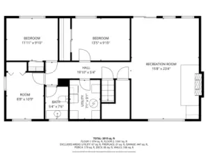 Lower Level Floor Plan