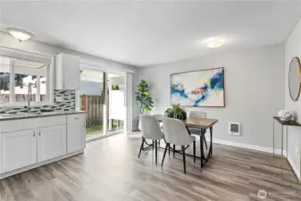 Savor delicious meals in this wonderful dining space.