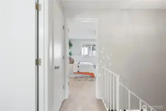 At the opposite end of the hallway is Bedroom #2.