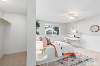 Bedroom #2 also has a spacious closet.