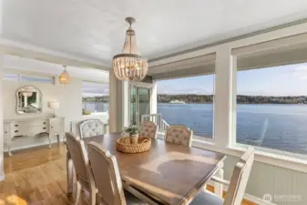 Views from dining area