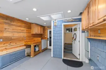 Carport area and entry to home.