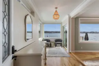 View from the second entrance