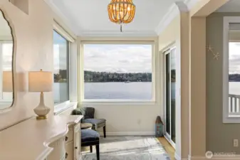 Room off the living room (Great to sit, read a book, coffer/tea and enjoy the view.  Access to the backyard and waterfront