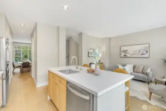 Freshly Installed Quartz Countertops Offering Timeless Elegance