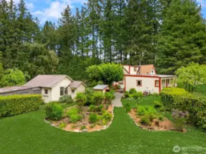 There are 2 tax parcels in this listing with 2 homes. This is the main farm house, built in 1901- remember your grandmothers home?