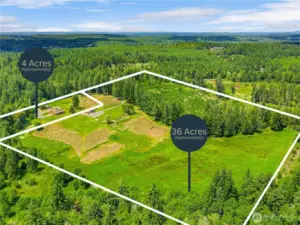 Estimated property lines and lot sizes - not guaranteed to be exact.