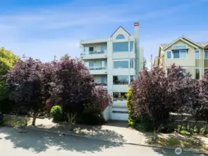 Small, well run building with garage parking plus plenty of street parking.