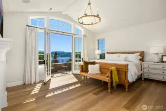 Primary Bedroom w/Vaulted Ceilings