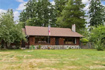 Front of the house