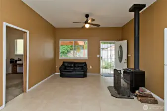 2 bedroom ADU living room area.