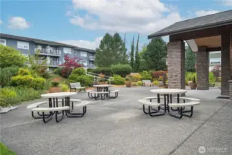 Wonderful gathering area in front