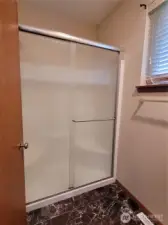 Master shower