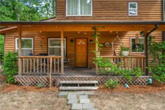 Large front porch.