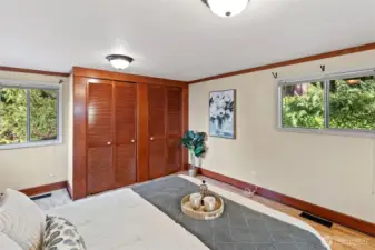 water and woods view