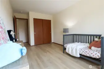 One of two other bedrooms on the second floor