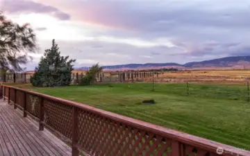 Enjoy the outdoors on the 3/4 wrap deck