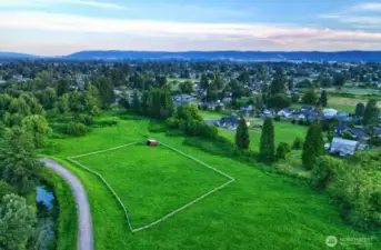 Running Trails behind property