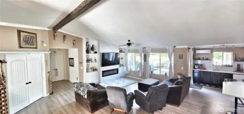 Open Concept with Vault