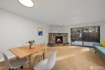 Open great room concept