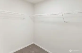 Roomy Walk In Closet off Primary Bath